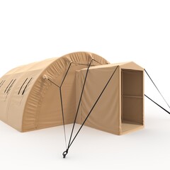 3d Render Military Tent Grade Shelter for Harsh Weather and Expeditions Sheltent © SR 3D VISUAL