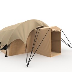 3d Render Military Tent Grade Shelter for Harsh Weather and Expeditions Sheltent © SR 3D VISUAL