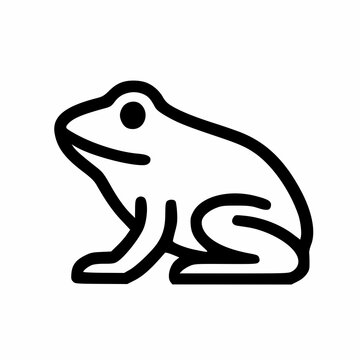 vector illustration of a frog