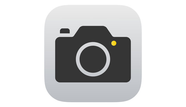 Apple photo logo shown as camera app icon for mobile photography editorial use.