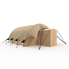 3d Render Military Tent Grade Shelter for Harsh Weather and Expeditions Sheltent © SR 3D VISUAL