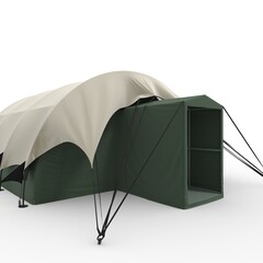 3d Render Military Tent Grade Shelter for Harsh Weather and Expeditions Sheltent © SR 3D VISUAL