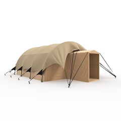 3d Render Military Tent Grade Shelter for Harsh Weather and Expeditions Sheltent © SR 3D VISUAL