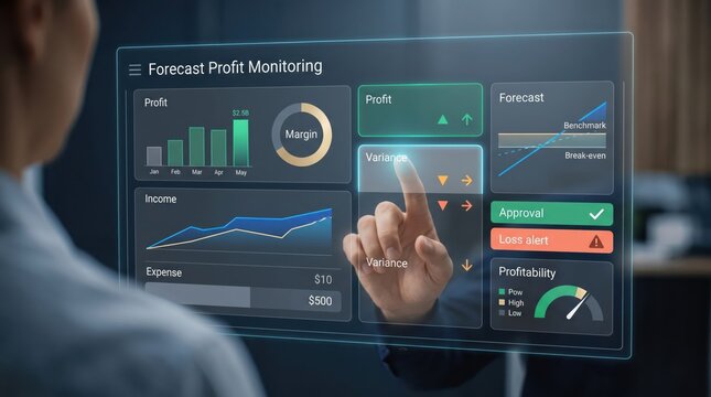 Profit Analysis - Forecast Profit Monitoring Virtual Profitability Interface