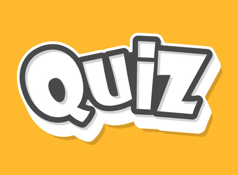 Quiz popup message icon in flat style. Questionnaire banner vector illustration on isolated background. Survey examination sign business concept.