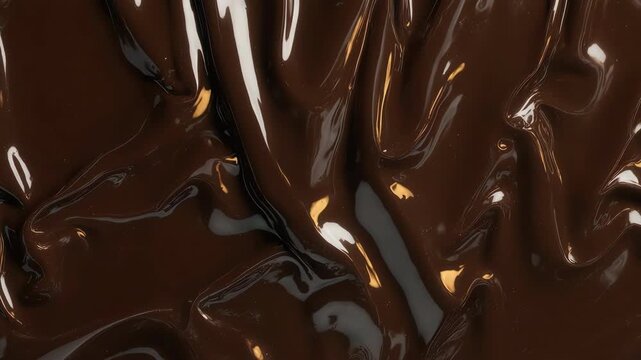 background of liquid chocolate that looks like draped silk fabric moving in a gentle breeze