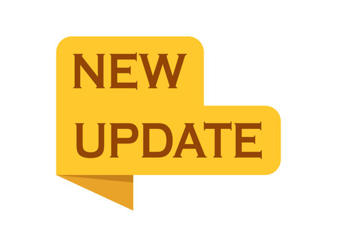 New update icon in flat style. System upgrade notification vector illustration on isolated background. Reminder for new update sign business concept.