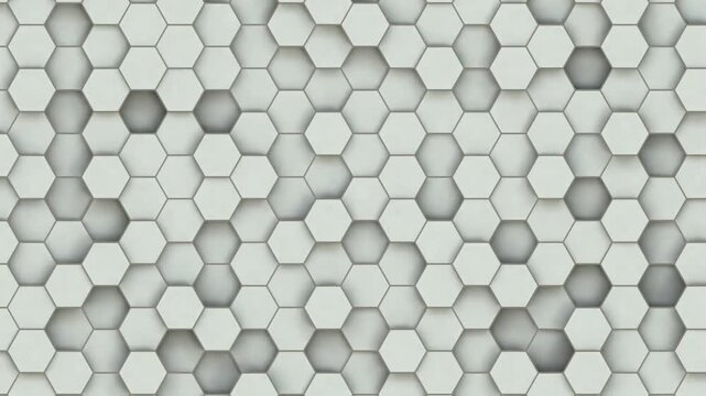 Geometric honeycomb pattern texture with gradient shading for modern design presentations