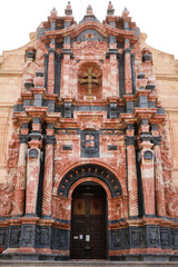 Obraz premium The Royal Basilica-Sanctuary and fortress of The Vera Cruz in Caravaca de la Cruz town