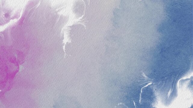 colorful abstract watercolor paint drip flowing into the paper texture background 4K HD animation reveal ease movement