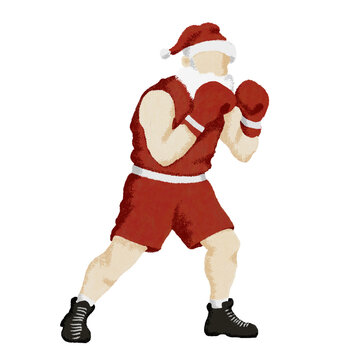 Santa Claus Boxing
