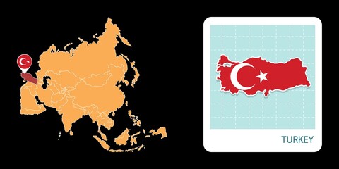 Stylized Turkey map highlighting a selected territory with a locator pin and inset reference graphic for geographic context. © Umm Hamzah