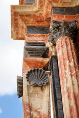 Facade of The Sanctuary of The Vera Cruz built in marble in Caravaca de la Cruz town © SoniaBonet