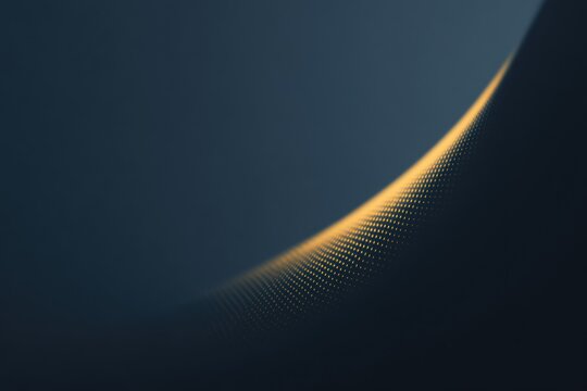 A dark blue background with a yellow line in the middle creating a contrast between the two colors. the yellow line stands out against the dark background making it the focal point of the .