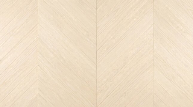 Light oak wood texture featuring a classic herringbone pattern with clean lines and a natural finish perfect for modern interior design background and architectural projects