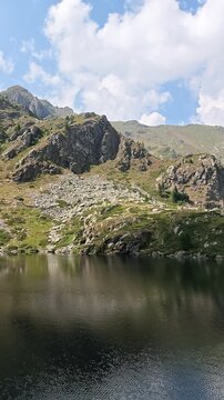 trail to "Lago della Vecchia - Biella - Italy"