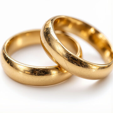 Interlocking Gold Wedding Rings &ndash; Christian Marriage, Fidelity and Covenant Before God