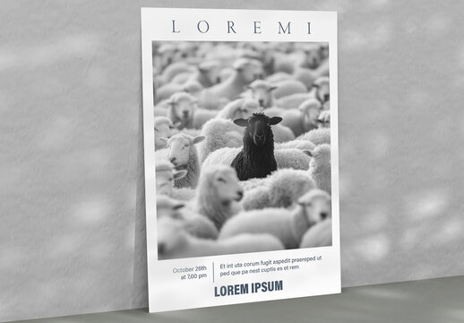 Modern Editorial Photography A3 Poster
