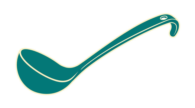 Soup Ladle Vector Illustration