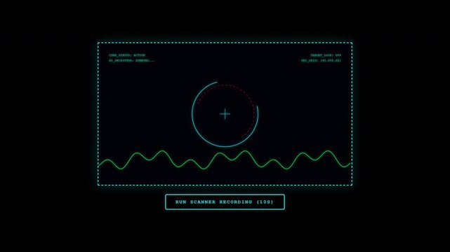 Digital hud interface screens display monitoring data in a grid