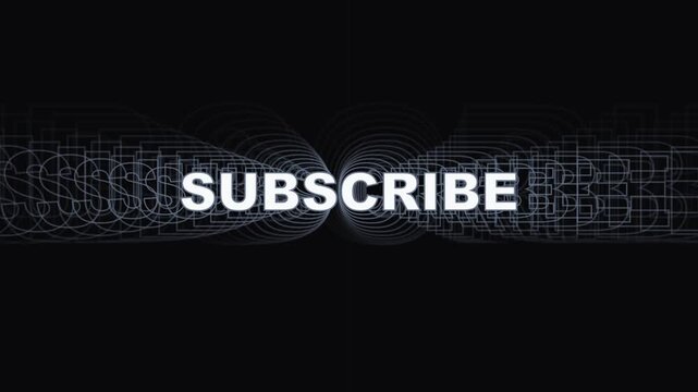 Modern subscribe button graphic with transparent background for digital marketing campaigns