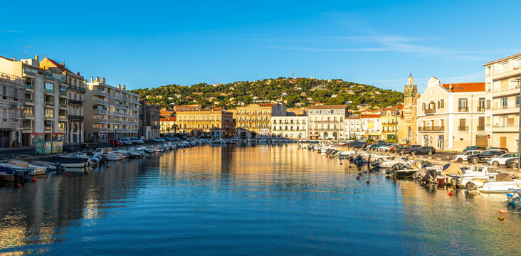 A sunny day in S&egrave;te in Occitanie, France