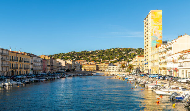 A sunny day in S&egrave;te in Occitania, France
