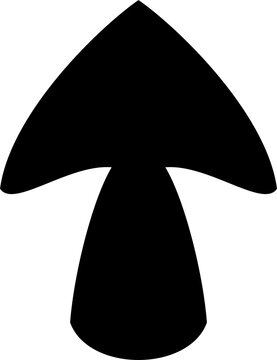 Arrow up icon black color swipe up button, export symbol, send pictogram