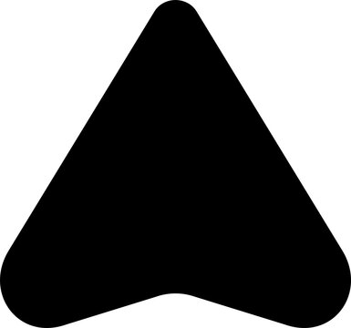 Arrow up black swipe up icon button, export symbol, scroll arrow, send pictogram