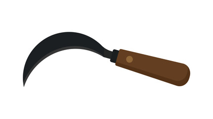 Obraz premium Sickle Vector Illustration
