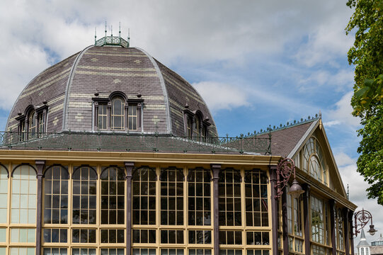The Octagon at the Pavilion Gardens in Buxton, Derbyshire, England. Taken on the 28th June 2026