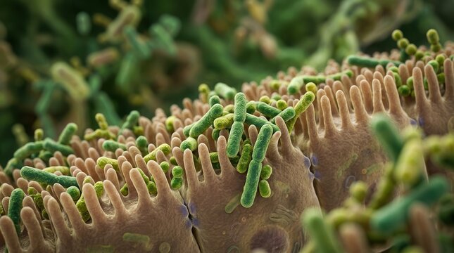 Interaction of Beneficial Bacteria With Cells in the Digestive Microbiota Environment
