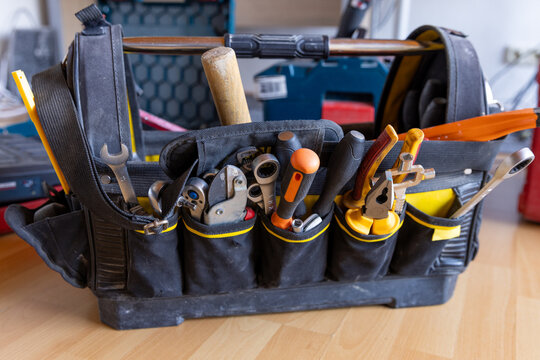toolbox and tools