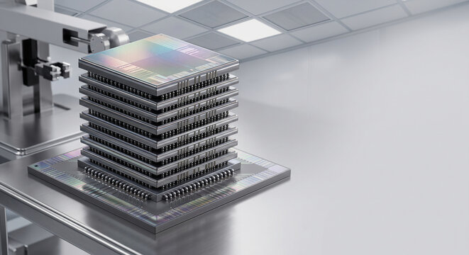 Stacked DRAM memory die with copper microbumps and through silicon via connection for HBM4 advanced packaging
