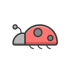 Cartoon ladybug icon © cabrinna