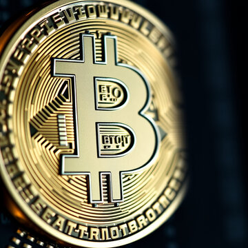 close-up, textured, detail, bitcoin, digital, tight, framing, bl