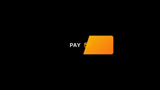 Modern Black Friday themed payment button with a pure black rectangular shape, diagonal gradient wipe reveal on hover in gold and red tones, fully controlled via JavaScript.