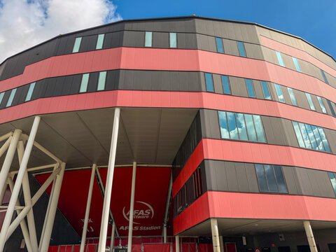 Afas Stadium from Football club AZ. Alkmaar, The Netherlands.