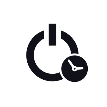 Auto shutdown, turn off timer icon