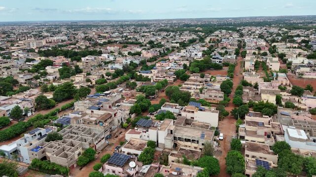 Ville de Bamako 2026, vue a&eacute;rionne en drone