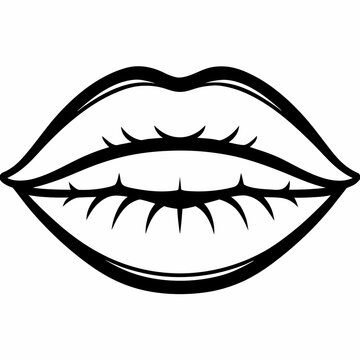 Human mouth and lips
