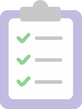 Checklist clipboard task management icon