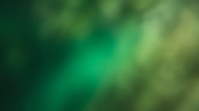 Abstract Green Nature Blur Background with Copy Space