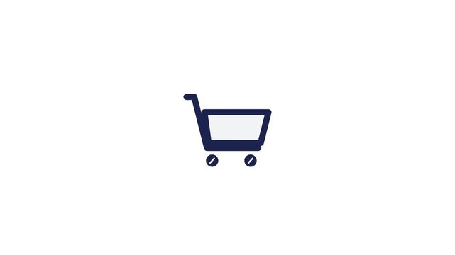 Shopping cart icon vector illustration symbol design for e-commerce website and mobile application UI