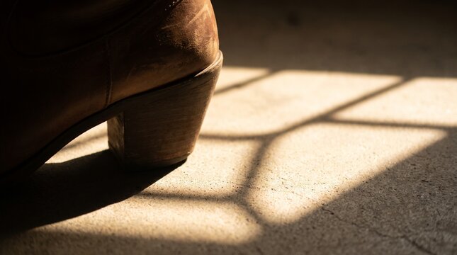 Macro photo of macro of heel in shadow 2k 20260919105736 showing abstract micro structural details and textures with professional studio lighting