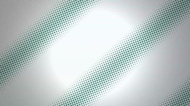Abstract Geometric Background Featuring Diagonal Repeating Dot Patterns in Emerald Green and Soft Grey Tones