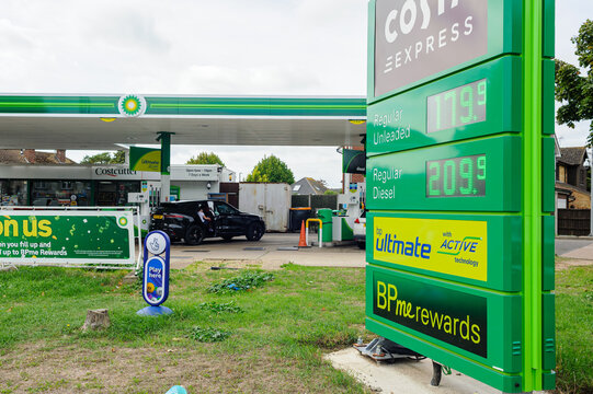 Diesel Price Above &pound;2 Per Litre at Essex Petrol Station