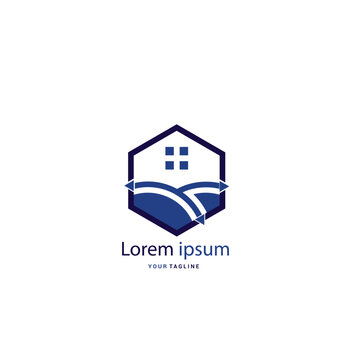 Home and house logo design vetor, logo , architecture and building, design property , stay at home estate Business logo, Construction Graphic, icon home logo Free Vector