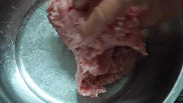 Seasoning, Ground, Pork, Bowl, Cooking