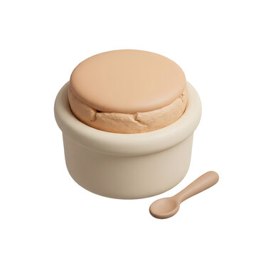 Claymorphic Souffle in a Cup